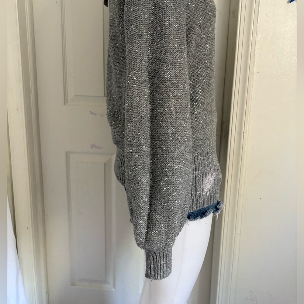 LC Lauren Conrad Heather Gray Women's Sweater - Picture 7 of 14